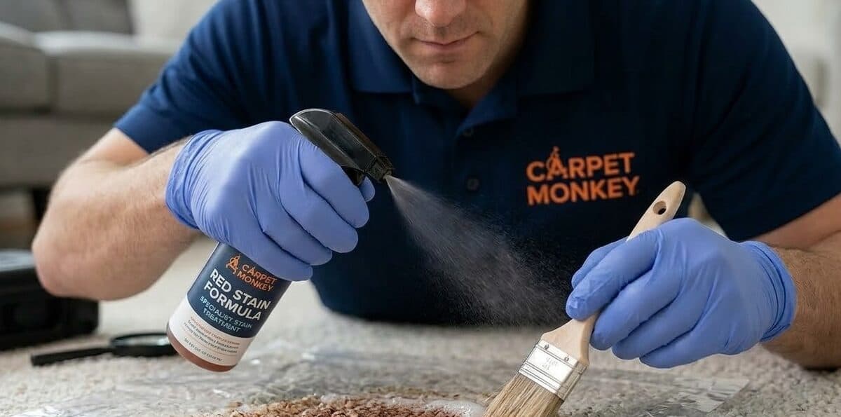 Specialist stain treatment application
